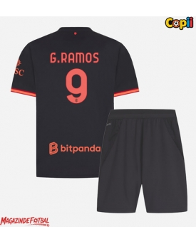 AC Milan Goncalo Ramos #9 Echipament de Fotbal Replică 2026-27 Copii Treilea (+ Șorturi)